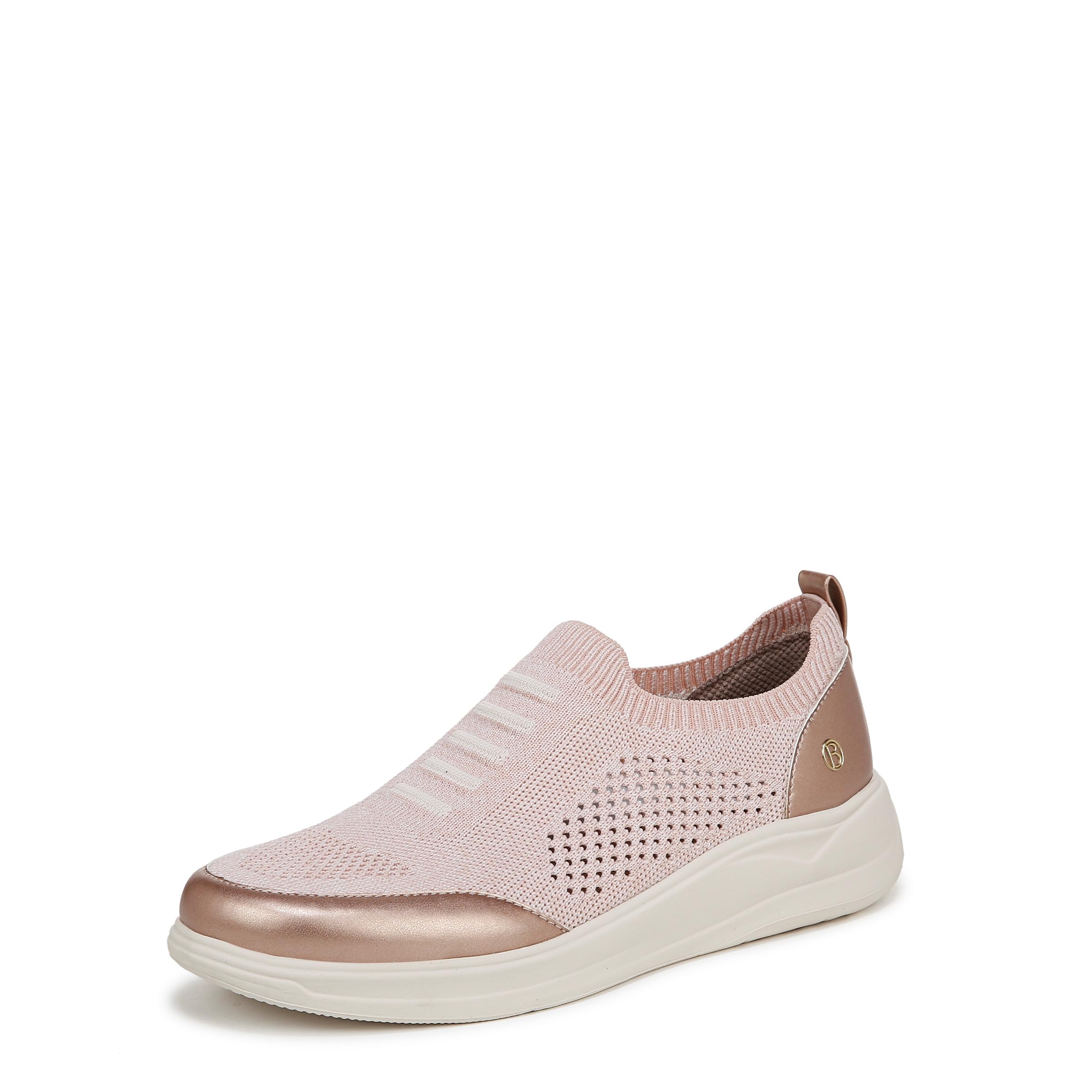 BZees Womens Timeless Sneaker Blush/Eggnog 9 M