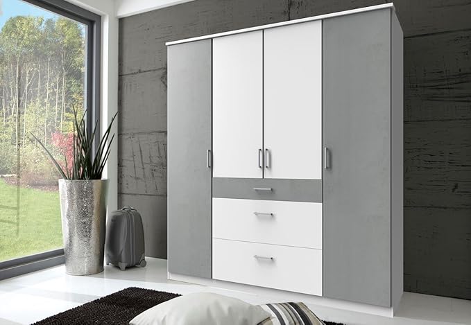 lifestyle4living Kleiderschrank, Schlafzimmerschrank, Wäscheschrank