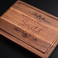 Personalized Cutting Board, Custom Engraved Wood Charcuterie Board - Best Present for Wedding, Bridal Shower, Engagement, Ann