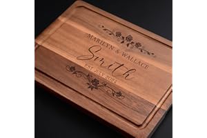 Personalized Cutting Board, Custom Engraved Wood Charcuterie Board - Best Present for Wedding, Bridal Shower, Engagement, Ann