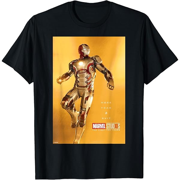 Amazon.com: Marvel Studios First Ten Years Full Cast Graphic T