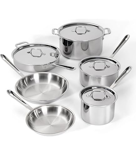 Thermo-Signal Tefal Tefal Titanium Essential B941S344 Lot De 3 Casseroles 16/18/20 Cm Couvercles, Poêle à Lait 14 Cm Et Poêle à Frire 24 Cm, Revêtement Antiadhésif, Sans Danger Pour Le Métal