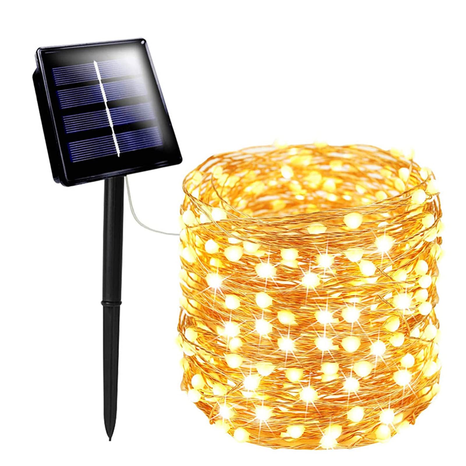 LED Light String, Tree Lights Solar Lawn Lamp for Frames Rafters, Fireplaces, Fireplaces, Balconies, Decks for Outdoor Camping Home