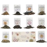 iTeaworld Chinese 10 Naturally Floral Loose Leaf Tea Sampler Gift Set,3.5oz | Up to 250 Cups|Rose Black Tea,Jasmine Green Tea ect.|No Artificial Flavoring|Each Flavor 2 Packs|Great Tea Bags Variety Pack