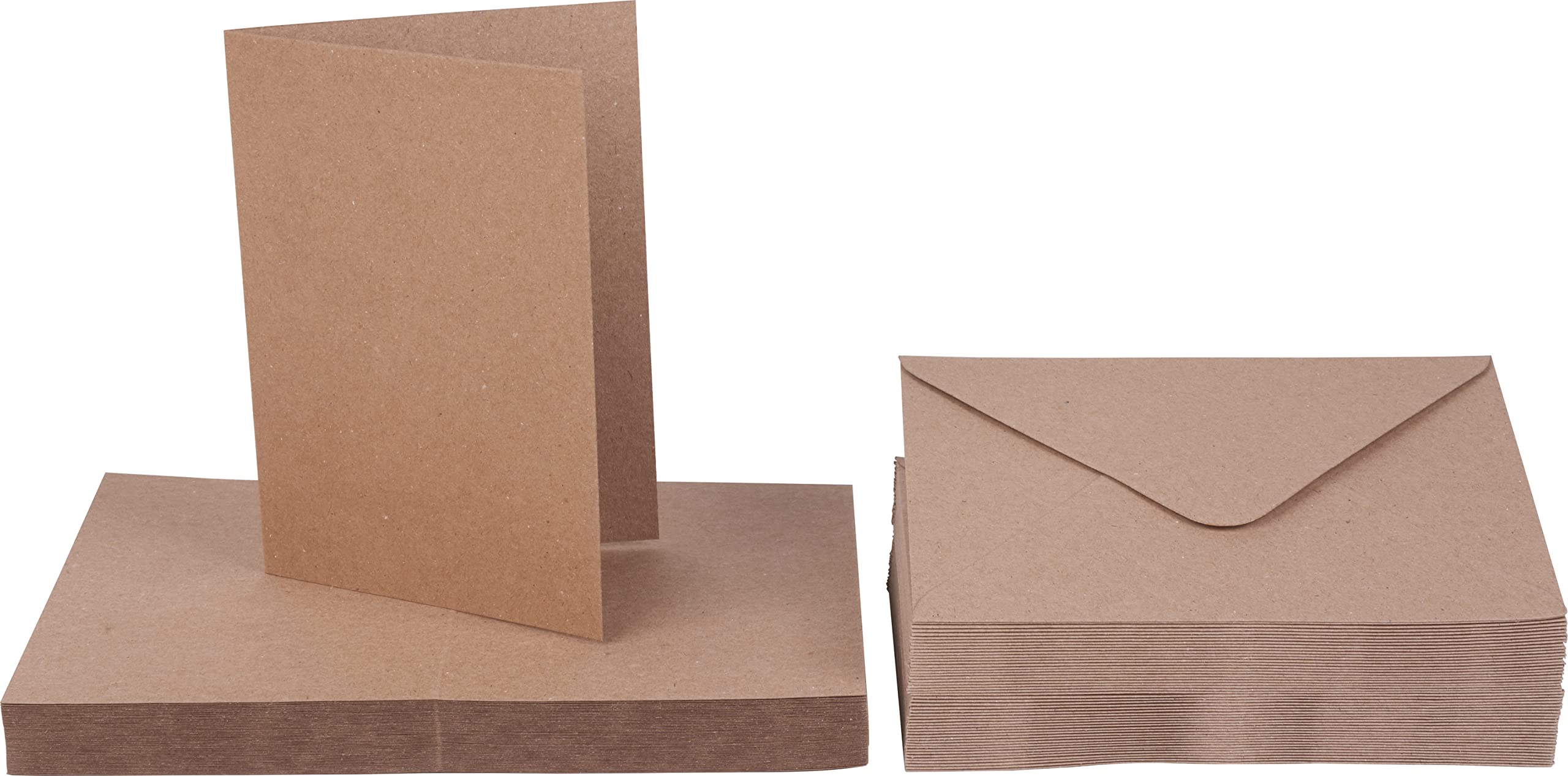 Double "Kraft Paper" Cards with Envelopes