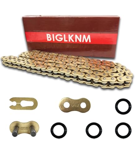 Amazon.com: Primary Drive 520 ORH Gold X-Ring Chain 520x106 for