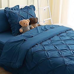 JOLLYVOGUE Teal Twin Size Comforter Sets 5