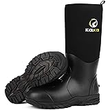 Kalkal Rubber Boots for Men, Waterproof Rain Boots