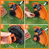 JINHENB 4 Pcs Worx Trimmer Spool Replacement Nylon Line for WA0010 view 5