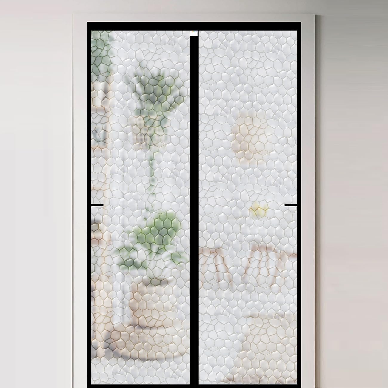 Photo 1 of CHIYUNS Magnetic Thermal Insulated Door Curtain 36 x 78 inch, Transparent Door Cover, Keep Warm in Winter Cool in Summer, Self Sealing, Pet and Kid Friendly