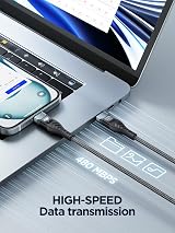 Aioneus 100W USB C to C Cable 3M Fast Charging Type C Lead PD QC for iPhone 15 view 5