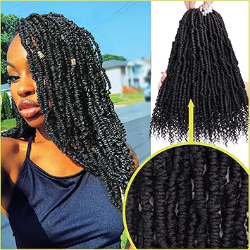 Amazon Com Stamped Glorious 6 Packs Crochet Hair Bomb Twist