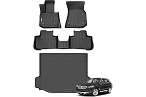 Wailtnb-Car Floor Mats & Cargo Liner Custom Fit 2018-2024 BMW X3 All Weather Floor Liner for BMW X3 Car Mats Accessories