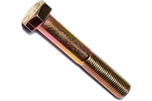 Hard-to-Find Fastener 014973253875 Grade 8 Fine Hex Cap Screws, 1/2-20 x 3, Piece-4, Yellow