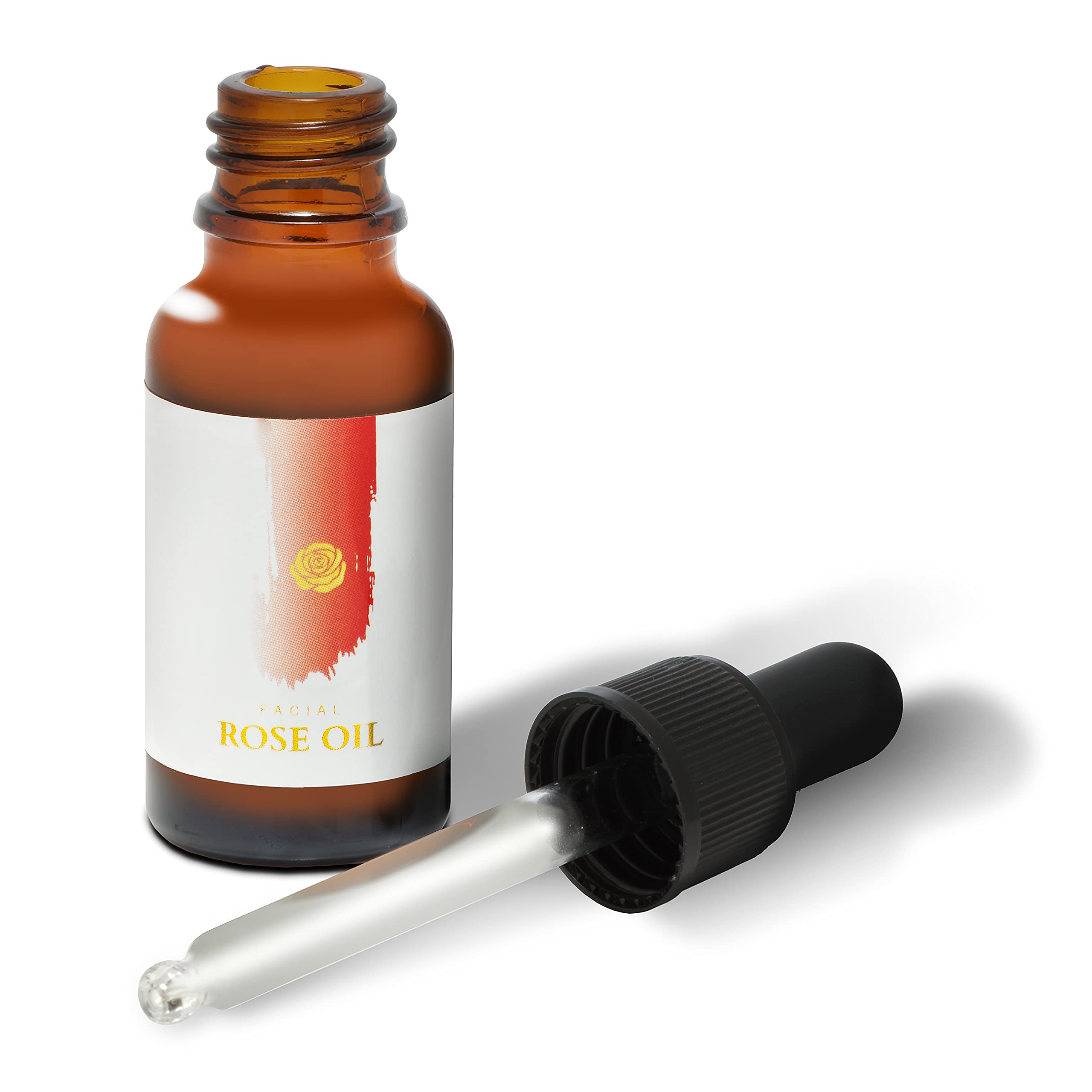 Pure Organic Face Oil Made from the Finest Rosa Damascena Rose Absolute -Naturally Calming, Protects,& Hydrates (20ml)