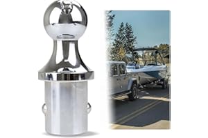 LEETUTA Gooseneck Hitch Ball 2-5/16" Pop-in Trailer Ball Fit for Ford F250 F350 F450 Super Duty with Factory Installed Rail System 30126 & 30852 & 30868