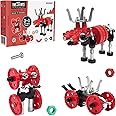 The Off Bits Stem Building Toys, Educational Build Your Own Robot Toy for Kids Age 6 7 8 9+ Year Old Boys and Girls, Animal Stem Toys Engineering Kit, Construction Toys Steam Gift - Moose