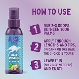 Aussie SOS Hair Rescue All In One Hair Oil 100ml Detangle Hydrate view 8