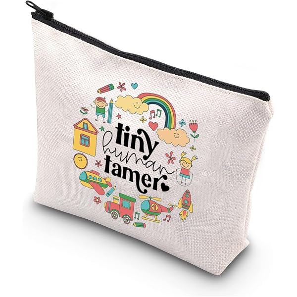 BLUPARK Kosmetiktasche Für Erzieher – Mit Spruch 'I Love My Job For All The Little Reasons'