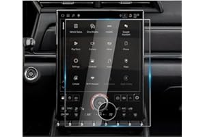 YEE PIN 2025 2026 GMC Terrain Screen Protector Glass for 2025 2026 GMC Terrain (Elevation, AT4, Denali) 15" Media Infotainment Touch Screen Cover Screen Saver for 2026 GMC Terrain Accessories HD Transparent