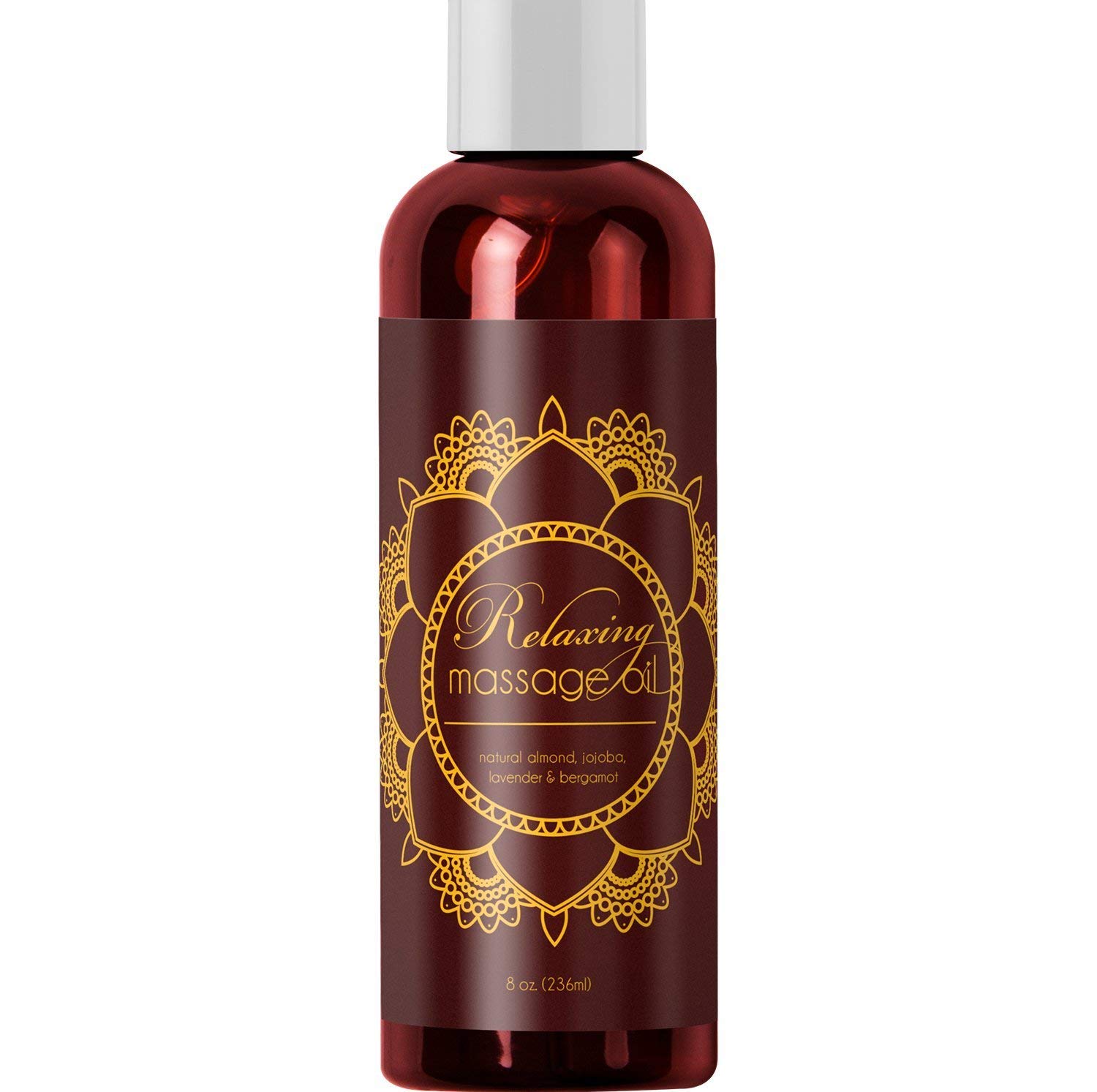 Relaxing Massage Oil - Intense Aromatherapy Oil for Erotic Massages & Sore Muscle Relief Detoxifying Body Care with Almond Lavender Essential Oil Bergamot & Jojoba - For Him & Her by Honeydew : Beauty