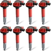 MSD 82488 Ignition Coils, Blaster Series, Red, 8-Pack