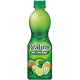 ReaLime 100% Lime Juice, 15 Fluid Ounce Bottle (Pack of 12)