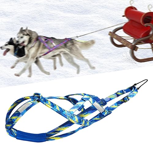 figatia Dog Weight Pulling Harness, Dog Sledding Harness, Work Out
