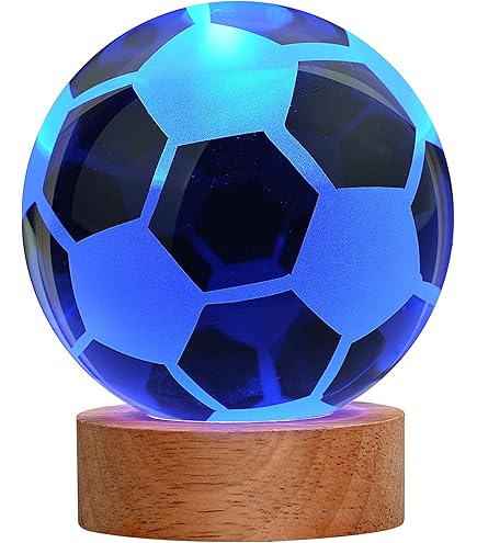 thumbnail image 2 of Buy Soccer 3D Night Light For Kids, Football Optical Illusion Led Lamp,16 Colors Changing Remote Control Sport Fan Room Decoration Xmas Birthday Teen Boy Online 2 of 11
