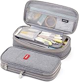 EASTHILL Pencil Case Big Pen Case Linen Cotton 9x20 cm Organizer