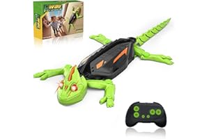 Ufilni Wall Crawler Gecko RC Toy for Age 8-13 - Realistic Remote Control Lizard Wall Climbing Toy, Birthday Gifts for Boys Age 4-8, Fun and Novelty Toys for Kids Girls & Boys