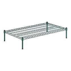 Zedfire 24" x 42" x 8" Green Epoxy Wire Storage