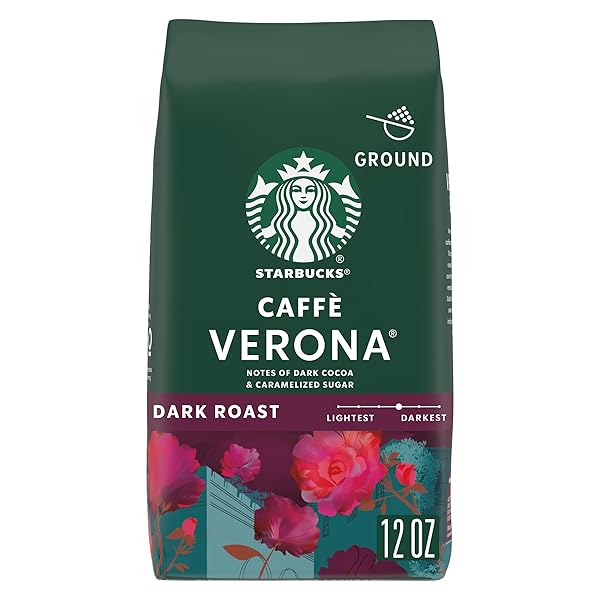 STARBUCKS GROUND COFFEE, DARK ROAST HOT OR ICED...