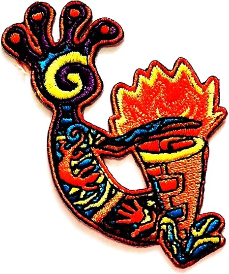 Amazon Com Nipitshop Patches Orange Fantasy Lizard Gecko Salamander Animal Cartoon Kids Patch Embroidered Iron On Patch For Clothes Backpacks T Shirt Jeans Skirt Vests Scarf Hat Bag