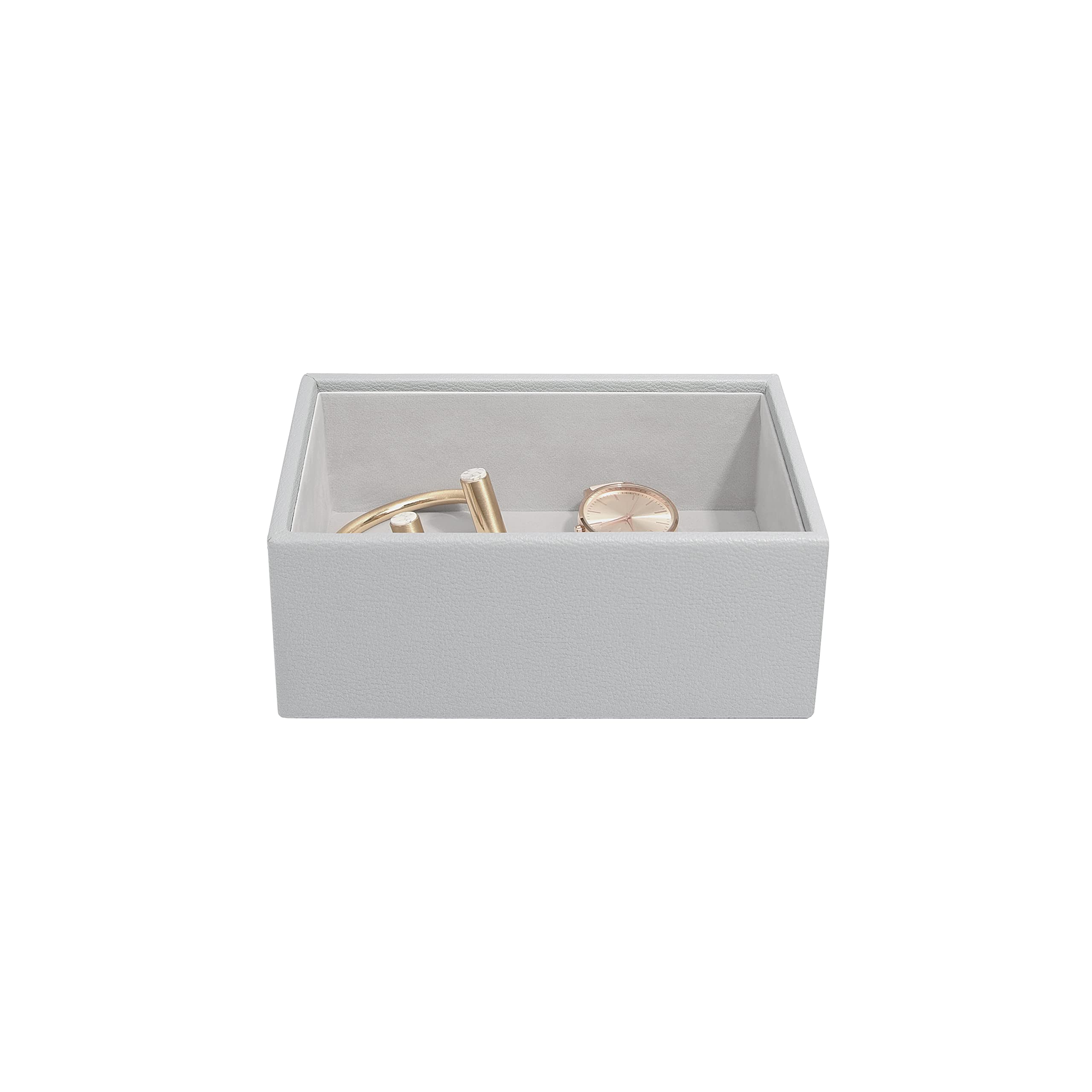 Stackers Pebble Grey Mini Jewellery Box Chunky Jewellery Layer