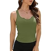 Acmplla Summer Tank Top for Women 2025 Womens Tank Tops Sleeveless Top Basics Camisole Cute Yoga Gym Shirts