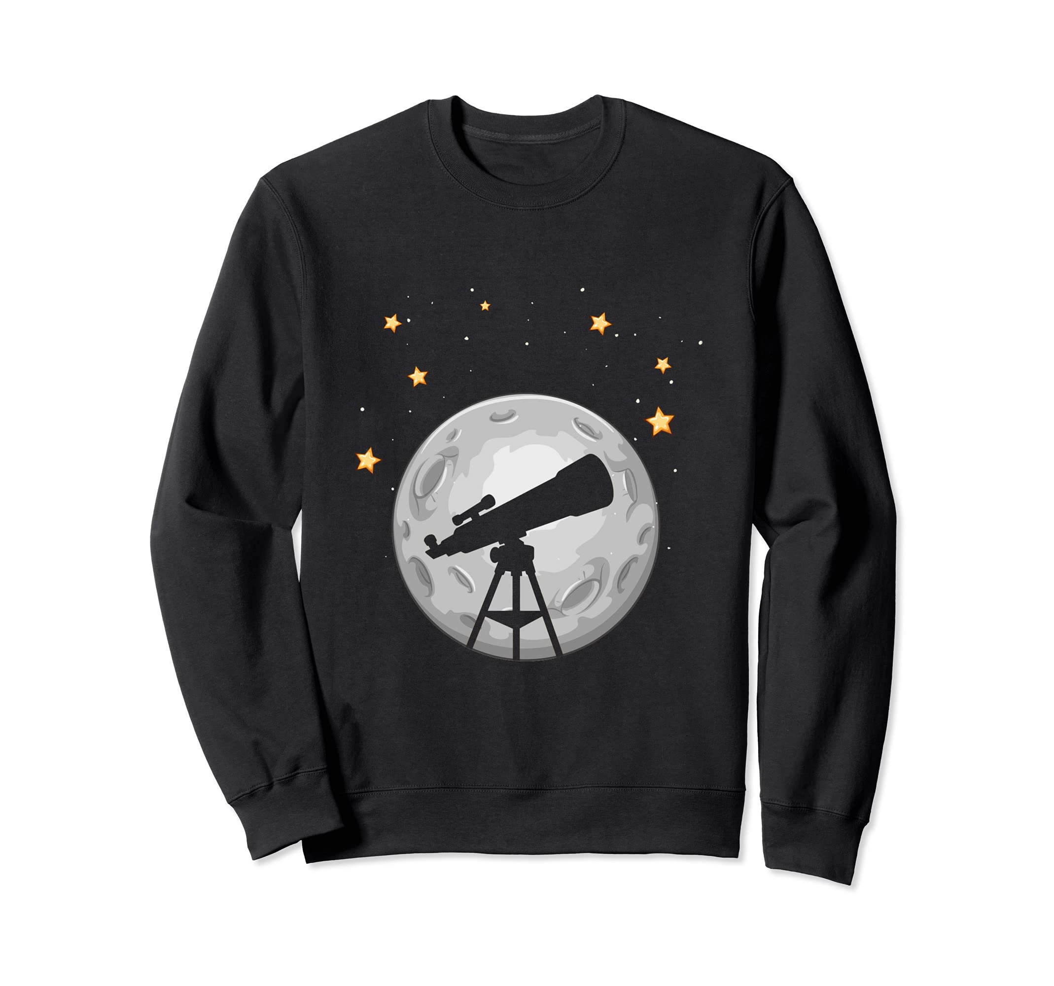 Telescope Telescope Moon Stars Observing Astronomy Universe Sweatshirt