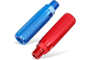 Dazakoot Glad Hand Handles for Semi Truck, Air Glad Hand Grip for Semi Trucks and Trailers, Extension Handle Set for Easier Coupling - Red and Blue