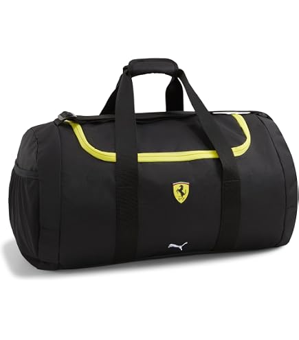Amazon.com: PUMA Scuderia Ferrari 2024 Team Duffle Bag Puma Black