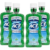 ACT Anticavity Fluoride Mouthwash with Zero Alcohol, Prevents Cavities, Freshens Breath &amp; Strengthens Teeth, Mint Flavor, 18 fl. oz (Pack of 4)