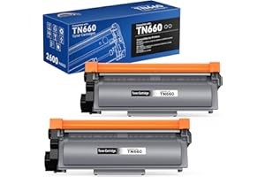 TN660 Toner Cartridge Replacement for Brother TN660 TN-660 TN630 TN-630 Black Compatible with HL-L2300D HL-L2340DW HL-L2380DW