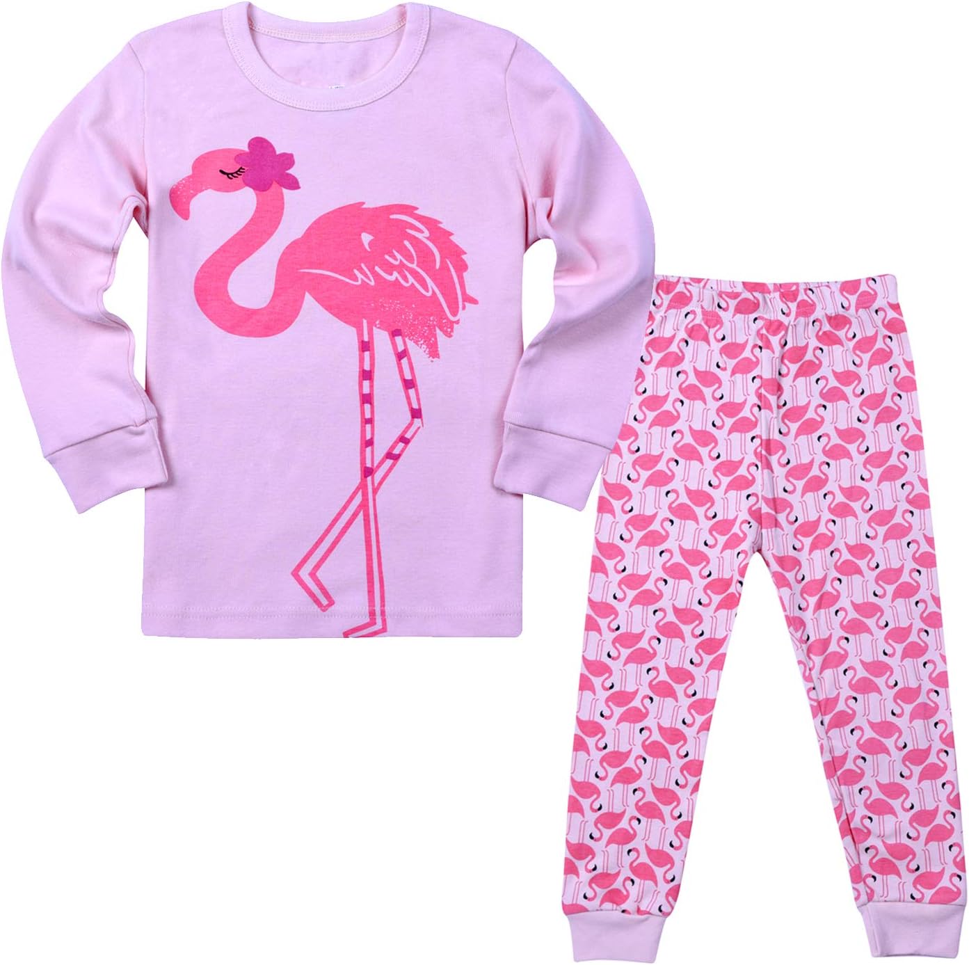 1-12 Years Girls Pajamas Children Clothes Set 100% Cotton Little Kids Pjs Sleepwear