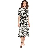 London Times Womens Women's Midi Casual Dress - Perfect for Birthdays and Summer Events - Work Dresses for Women