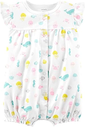 whale romper baby