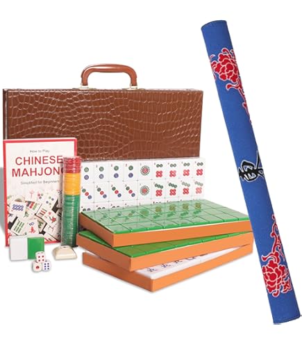 Amazon.com: GUSTARIA Chinese Mahjong Set, with X-Large (1.5