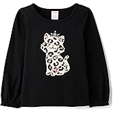 Gymboree Girls and Toddler Embroidered Graphic Long Sleeve T-Shirts