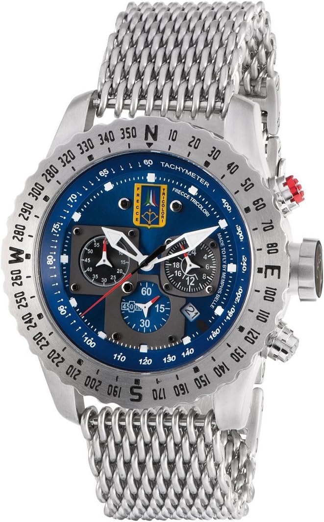 Frecce Tricolori cse3 m – Clock, Stainless Steel Bracelet Metallic