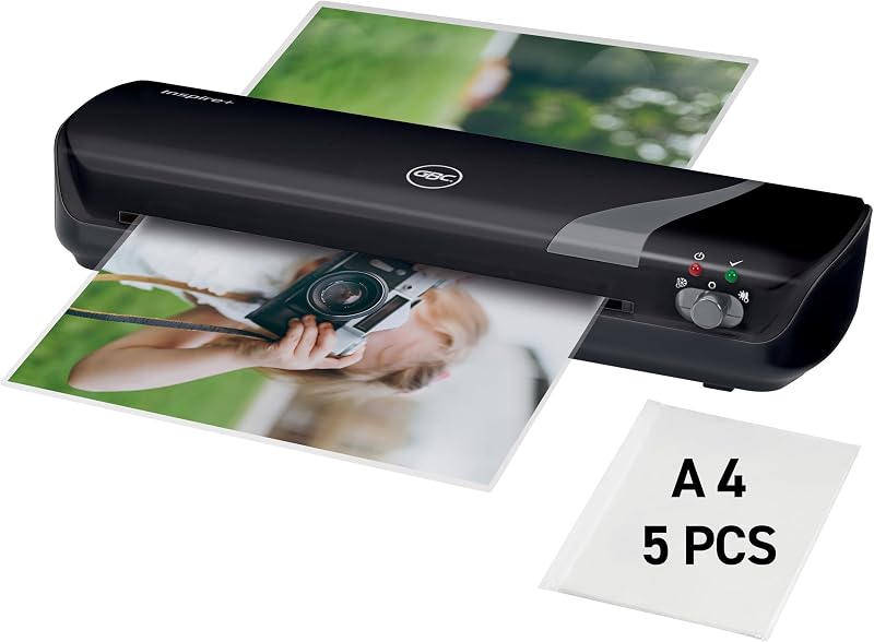 GBC Inspire+ Rexel A4 Laminator 4 Minute Warm Up Starter Pack Pouches