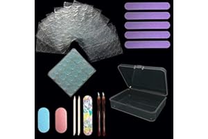 CLOUDTRIP 50 Sheets Double Side Nail Sticky Tabs, Nail Sticker for Press on Nail Ahensive Tabs, thin 0.35mm,Waterproof Breathable False Nail Tips Jelly Adhesive Tabs Nail Glue (Blue 50Pack)