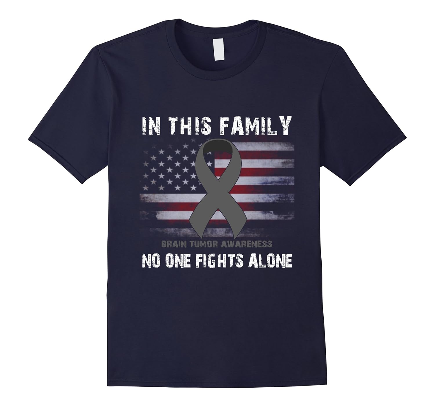 Brain Tumor Awareness Flag American Shirt-ANZ